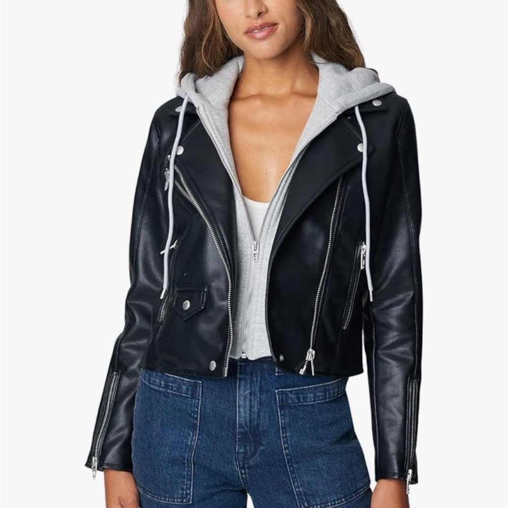 NWT Blank NYC Twofer Vegan Moto Jacket